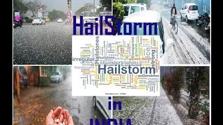 Hailstorm in India
