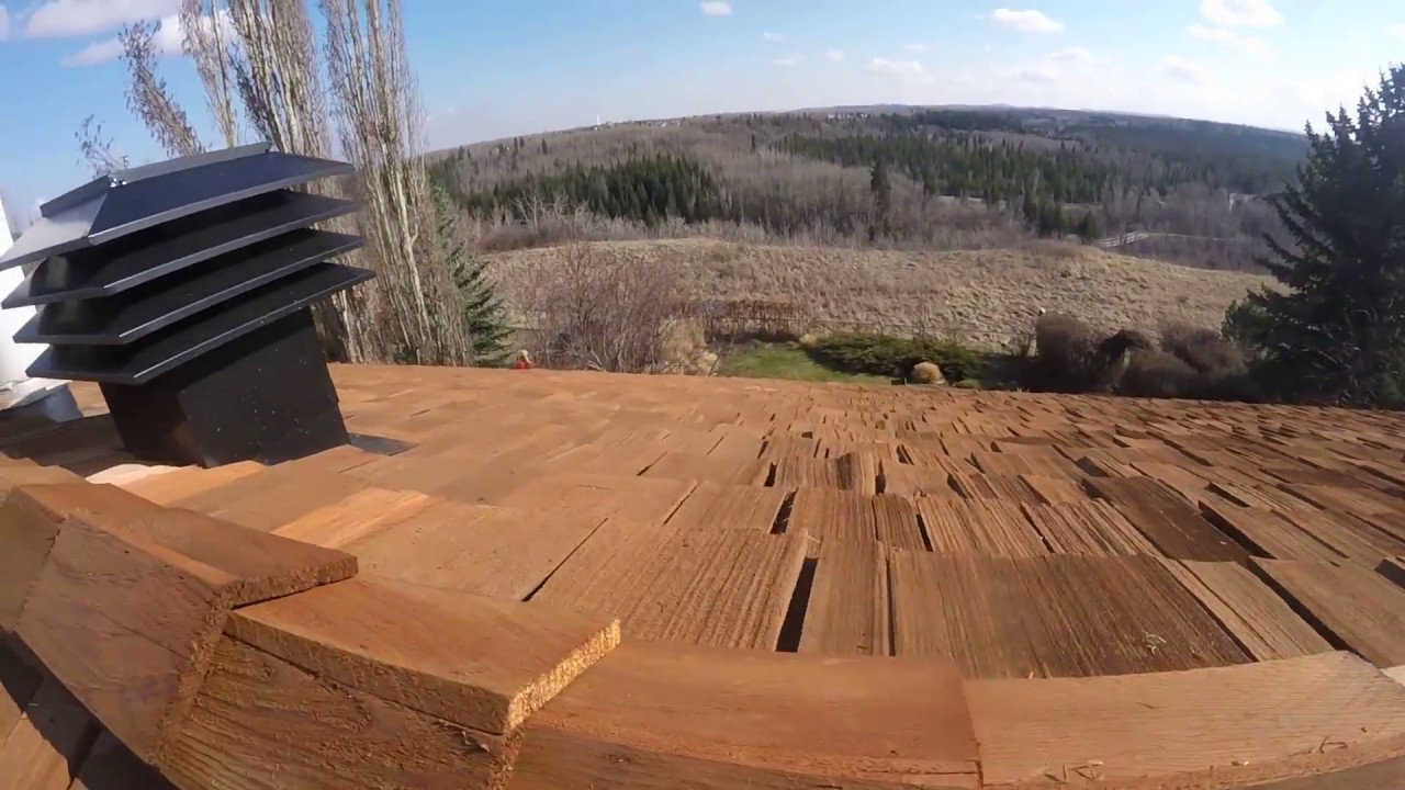 Cedar Shake Restoration Calgary- A1 Roofing Systems - YouTube