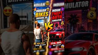 Indian Bikes Driving 3d Vs Indian Theft Auto Simulator 🔥#shorts #indianbikedriving3d #gta