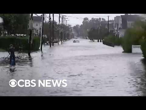 Cleanup underway after powerful nor'easter batters East Coast