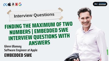 Finding the maximum of two numbers | Embedded SWE Interview Questions with Answers