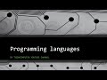 Programming languages (Need, Uses and Evolution) | ThinkComputer