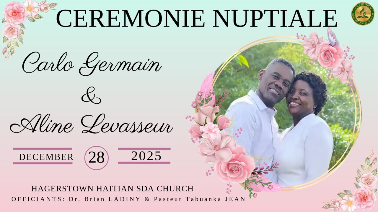 Wedding Ceremony of Carlo & Aline |HBH 1st Wedding| Pastor Tabuanka Jean & Dr. Brian Ladiny 12/28/25