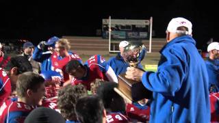 Abilene Cooper Recieves the Bi-District Trophy