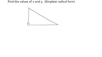 5-8 Special Right Triangles