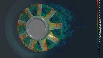 AXIAL FAN ACOUSTIC BENCHMARK Q Contours Velocity 0.2s 30fps | Axial Fan Acoustic  | CFD Support
