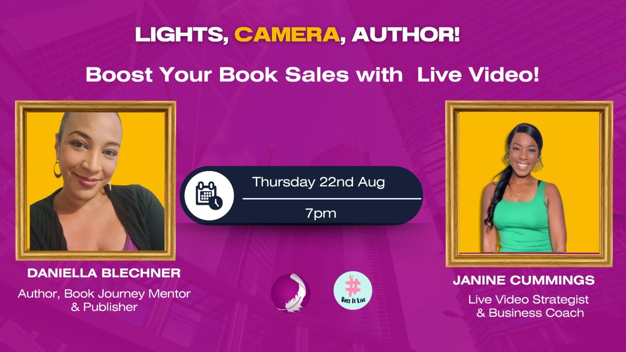 Boost Your Book Sales with Live Video! - YouTube