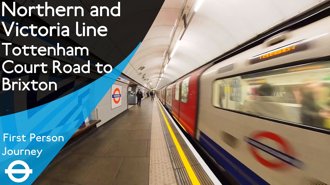 London Underground First Person Journey - Tottenham Court Road to Brixton