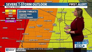 Meteorologist Caitlyn Lorr's 6:30 am Weathercast 6-9-2026
