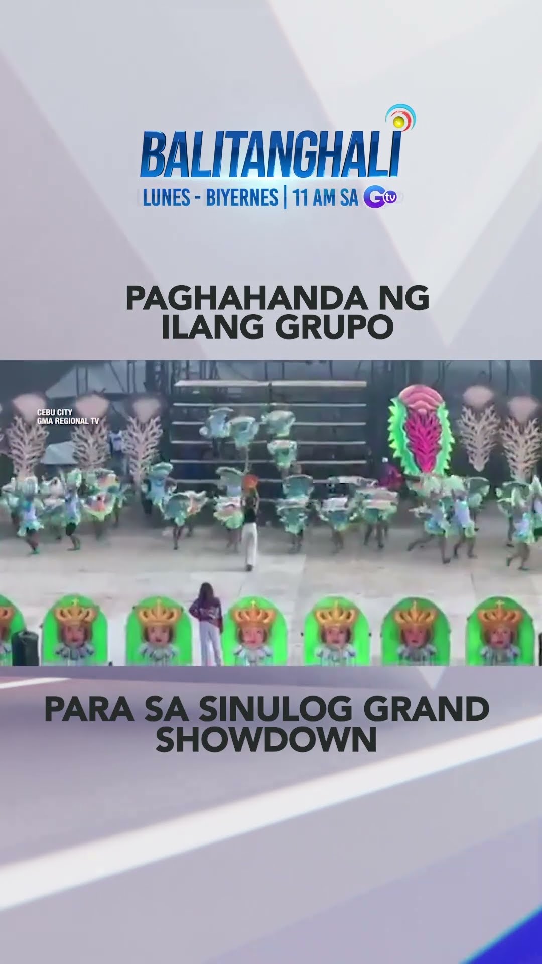 Iba't ibang grupo, puspusan ang paghahanda para sa Grand Sinulog Showdown #shorts | Balitanghali