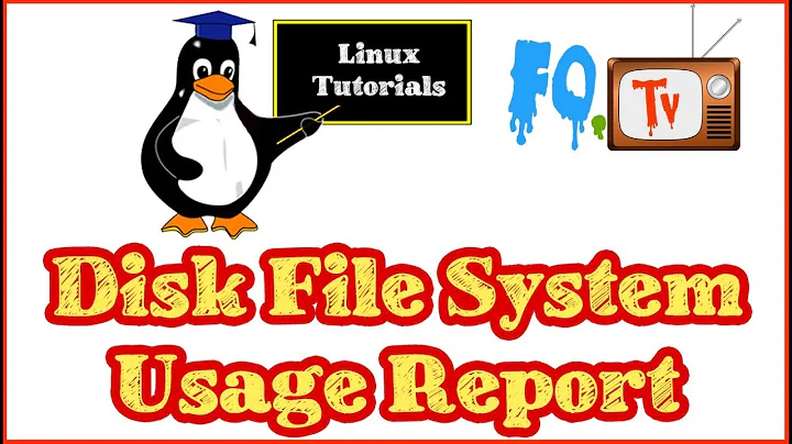 Linux Tutorial for Beginners | df Command | Disk File System Usage Report | FOTV