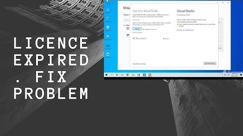 visual studio licence key expired......fix problem.