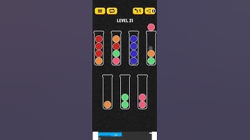 Ball Sort Puzzle level 21