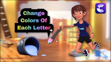 CreateStudio 3.0 - How to change colors of each letter?