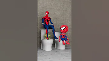 Spiderman Vs Spider Girl Vs Spidey Toilet Challenge 10 Marvel Animation 