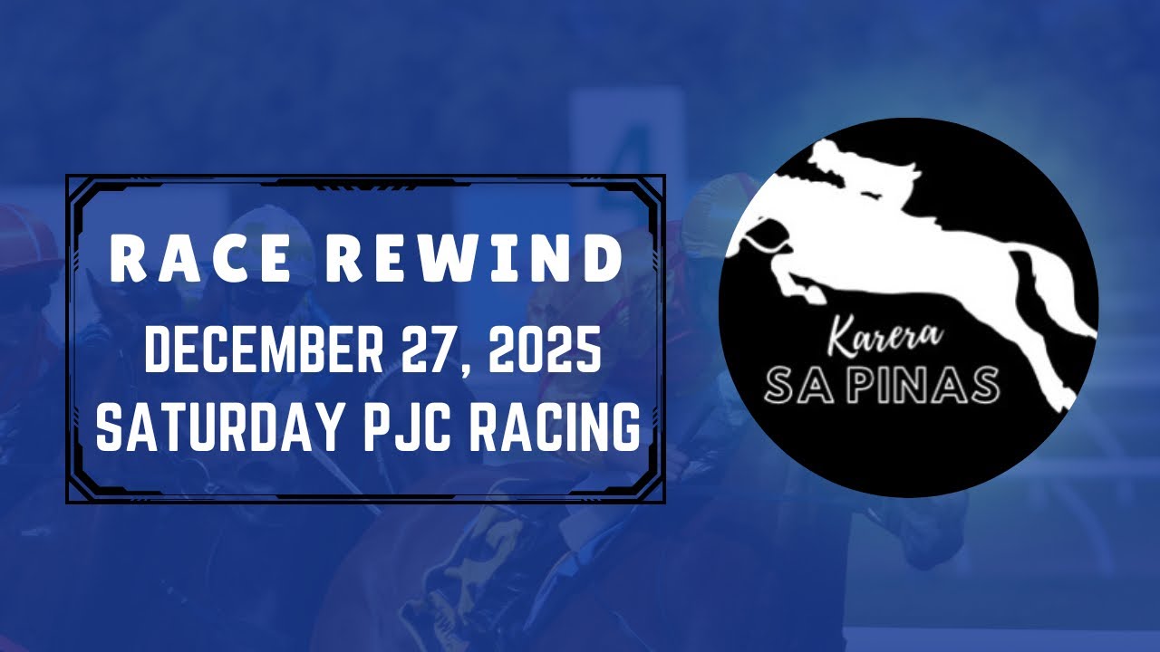 PJC RACE REWIND | DECEMBER 27, 2025 | SATURDAY PJC RACING | Karera Sa Pinas