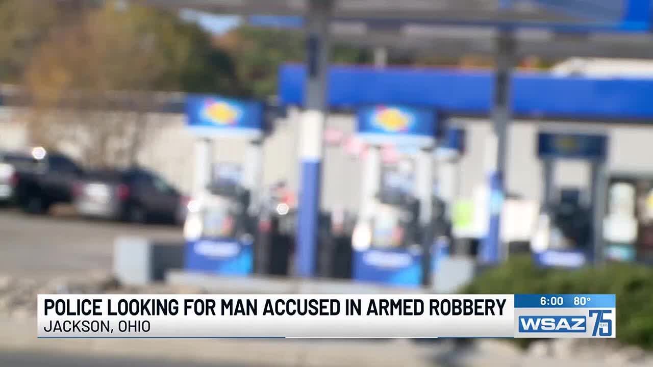 Police looking for man accused in armed robbery - YouTube