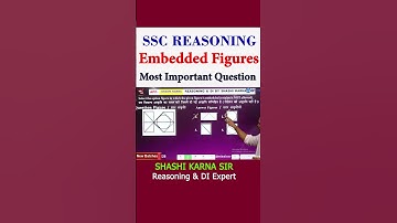 SSC REASONING Embedded Figures  #shorts #short  #reasoning #reasoningtricks #ssc #ssccgl #sscchsl