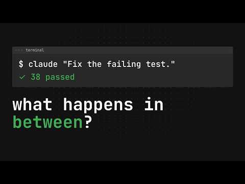 How AI coding agents actually work (it's a while loop)