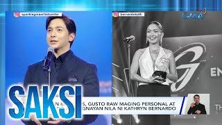 Alden Richards, gusto raw maging personal at pribado ang ugnayan nila ni Kathryn Bernardo | Saksi