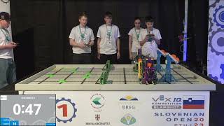 Slovenian Open VEX IQ competition 2023 - Slapshot - Finals match no. 3