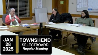 Townshend Selectboard Mtg 1/28/25