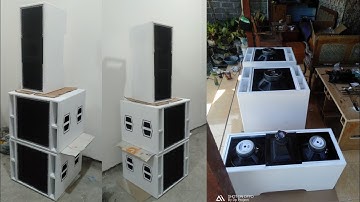 HOW TO MAKE 15 INCH BASS SPEAKER DESIGN || SPEAKER CABINET MANUFACTURING SKILLS