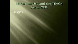 Copyright for Open Educational Resources
