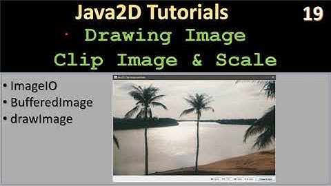 ImageDraw | Scale and Clip Image | Java2D Tutorial #19
