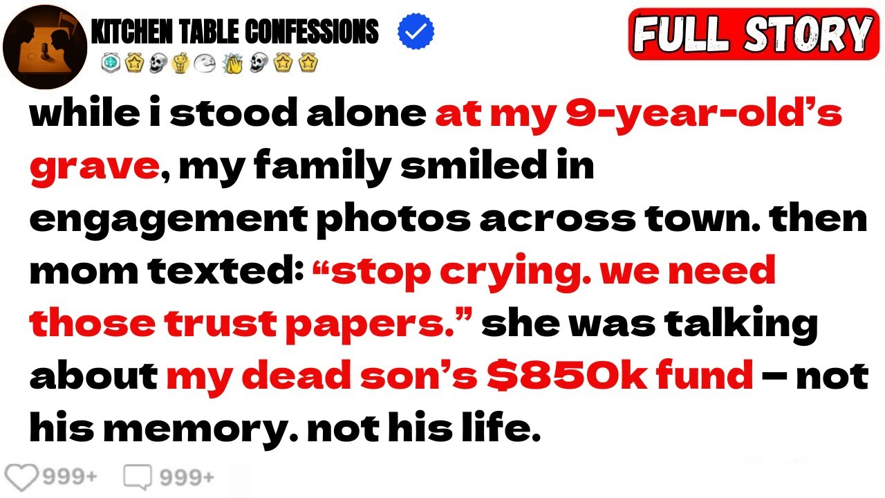 My Family Skipped My Son’s Funeral—Then Tried to Steal His $850K Trust for My Sister