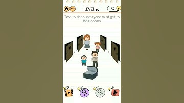 Brain Test Level 20 McBrain Family Tricky Stories Solved #androidgames #braintest #answer