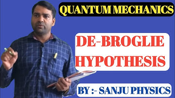 QUANTUM MECHANICS l De Broglie hypothesis l MSc l BSc l NET-JRF l GATE l UPSC l JAM l BTech l JEST