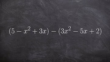 Learn how to subtract two polynomials using two different methods