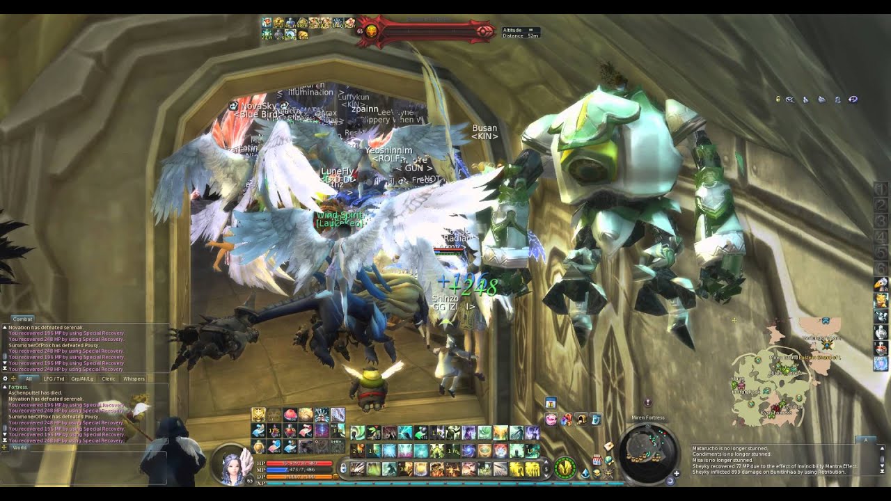 Aion US 4.9 Siel - Upper Abyss Siege Gameplay Cleric - #Miren&Kysis ...