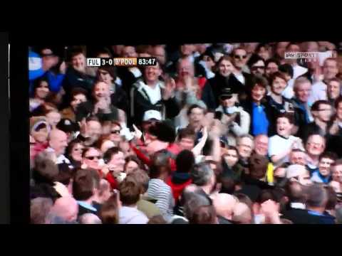 Fulham v Blackpool, April 3rd 2011, Michael Jackson fan