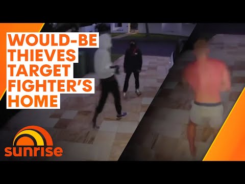 Would-be thieves scared off after targeting professional fighter Casey Caswell's home | Sunrise