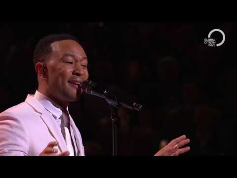 John Legend performs A Change Is Gonna Come | Global Citizen Prize 2019