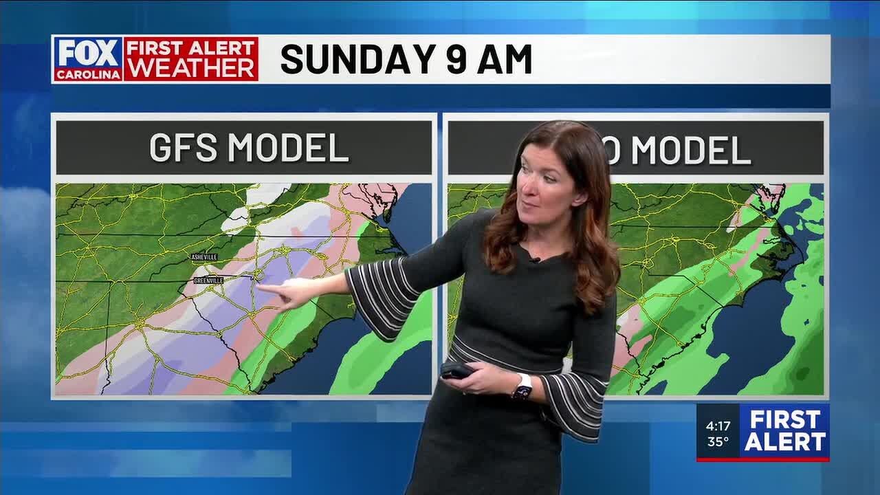 Bitter cold Friday, SNOW chances this weekend - YouTube