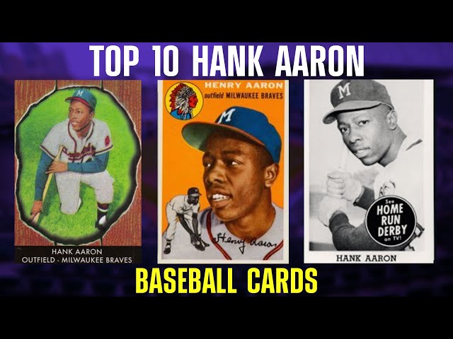 aaron baseball card