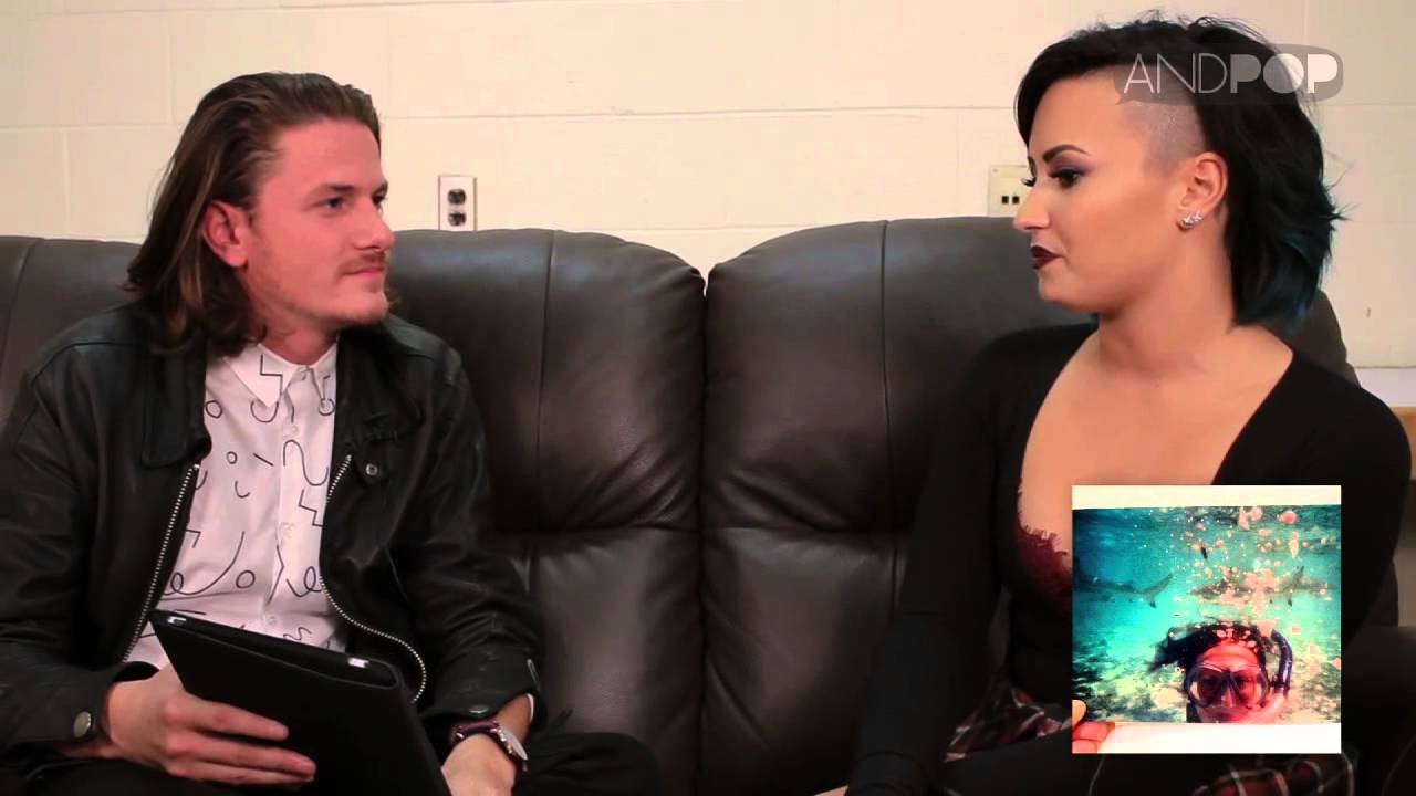 PART 1 Demi Lovato Gushes About Her Boyfriend  Swimming With Sharks