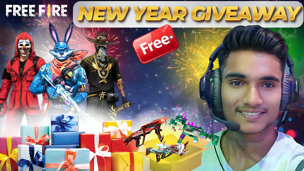 New Year Free Fire🤯 Giveaway | Legendary Bundles FREE 