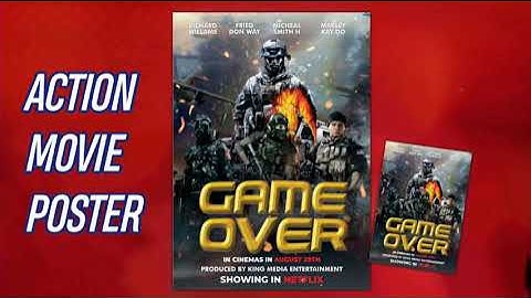 Action movie posters Design on #Corel draw #Timi Graphics