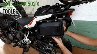 Benelli TRK 502 X - Tool Box installation