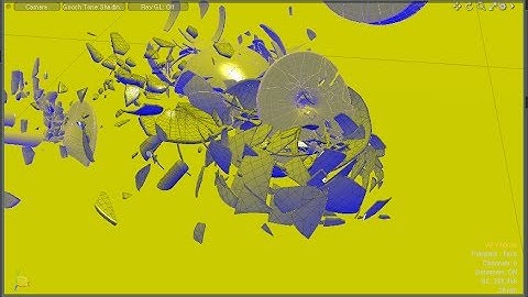 Shatter III - OPEN GL Preview Animation - Modo 801
