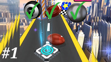 🏉Going Balls: Supar Speed Run Hard Walkthrough | Level 1 || ios game || standard gaming 