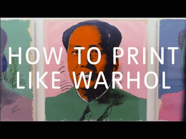 How To Print Like Warhol Tate Youtube