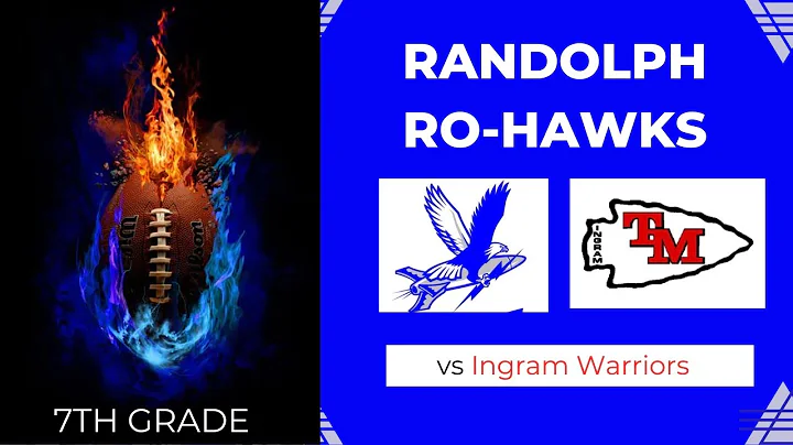 Randolph 7th Grade Football vs Ingram