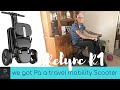 We got Pa a Travel mobility Scooter - it folds up!