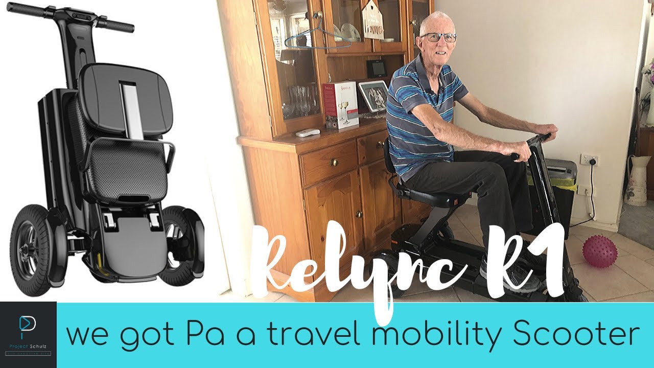 We got Pa a Travel mobility Scooter - it folds up! - YouTube