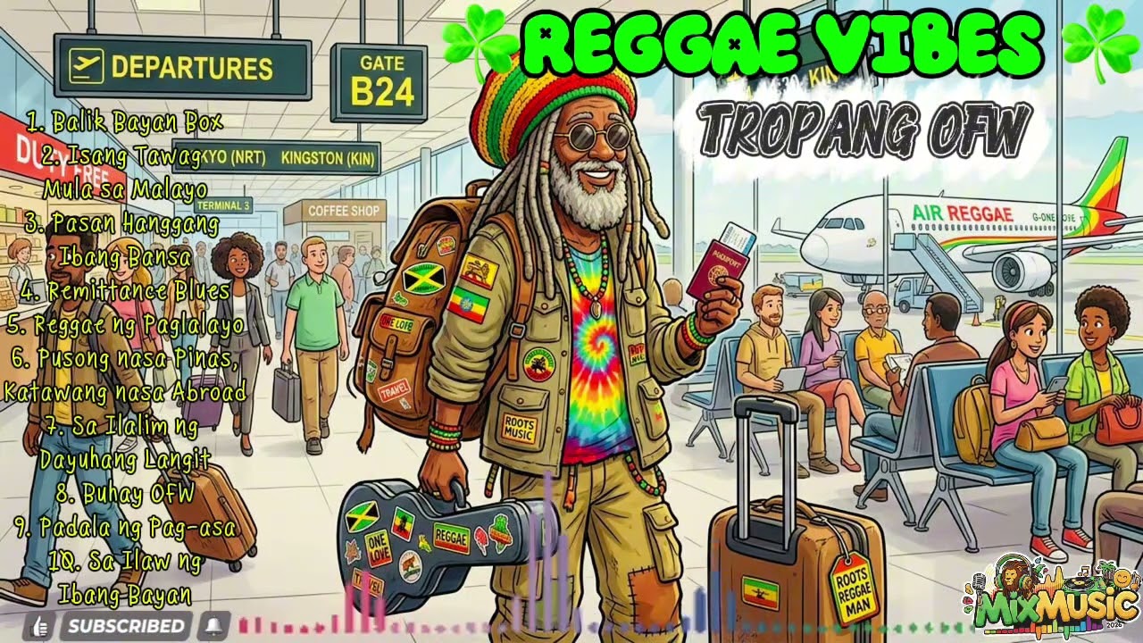 TROPANG OFW ☘️REGGAE VIBES☘️ New Chill Relaxing Roots Reggae Rap Music -  Buhay ng Tropa sa Abroad 